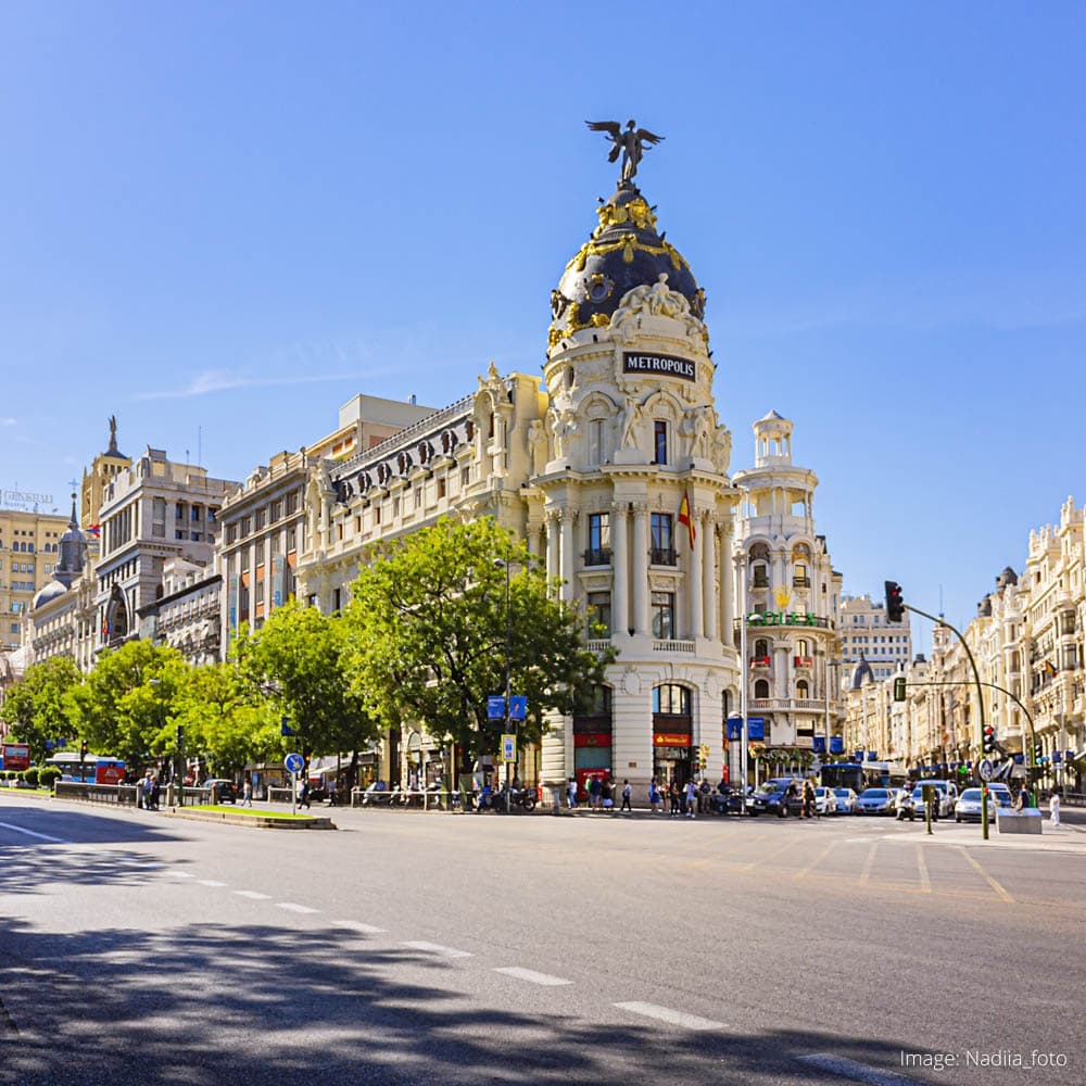 Gran Via — Madrid, Spain, Western Europe