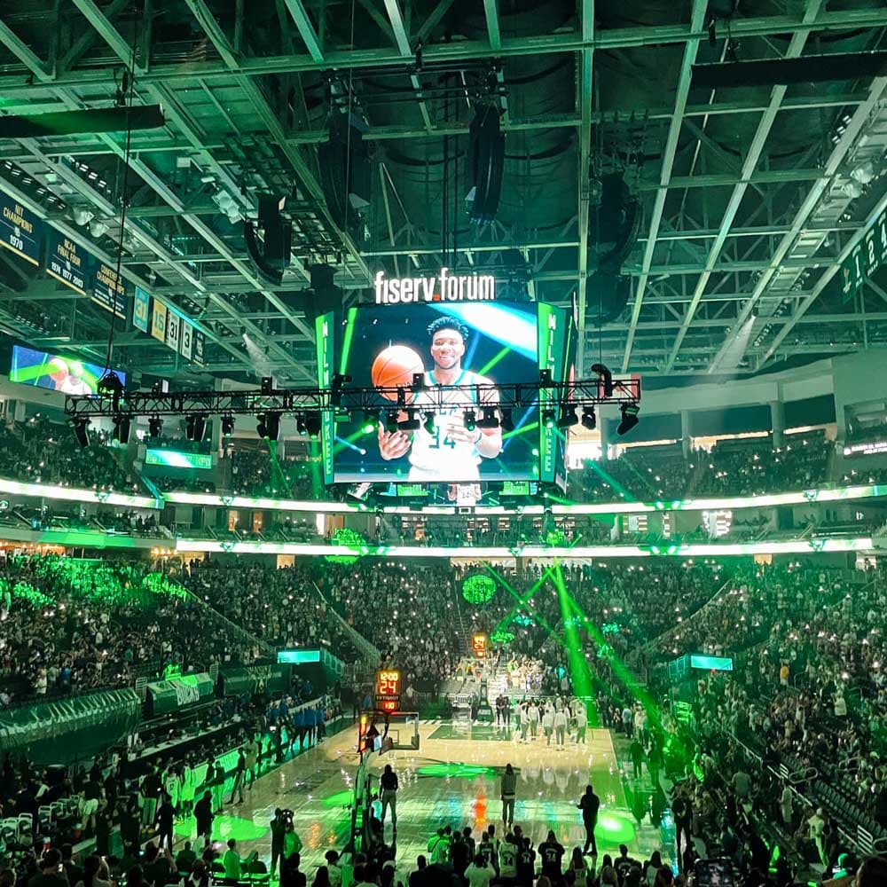 Milwaukee Bucks at Fiserv Forum — 