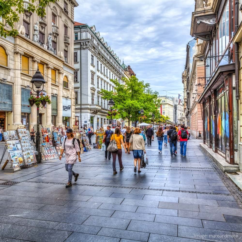 Knez Mihailova — Belgrade, Serbia, Eastern Europe