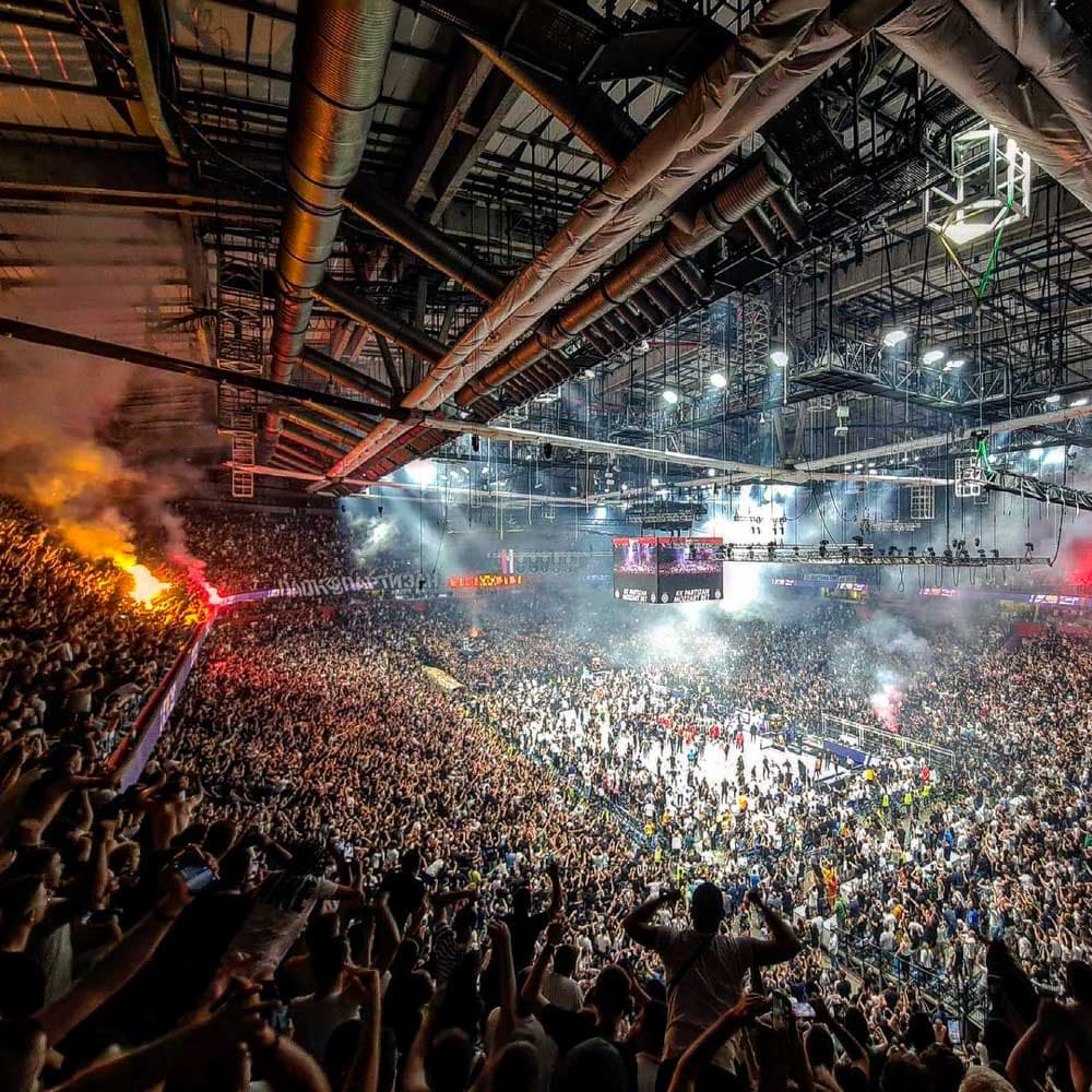 KK Partizan at Stark Arena — 