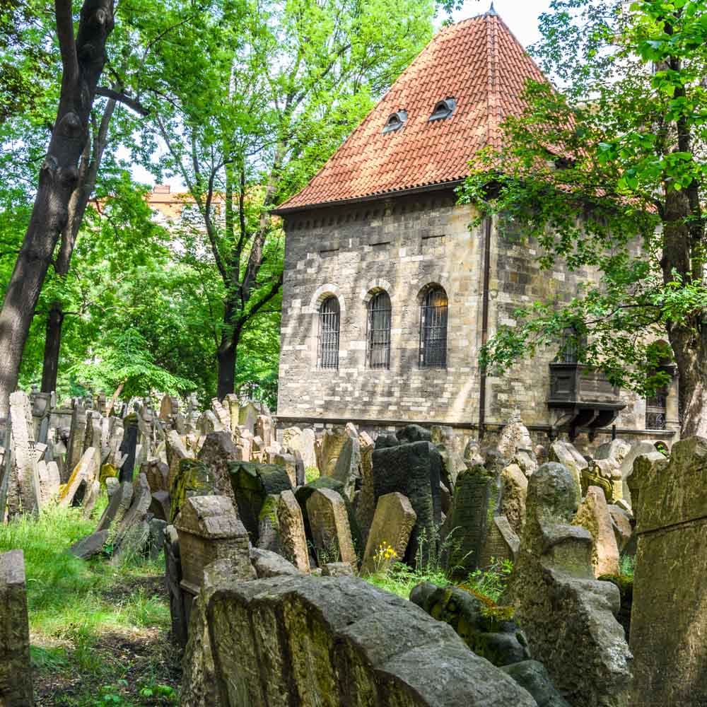 Old Jewish Cemetery — Prague, Czechia, Eastern Europe