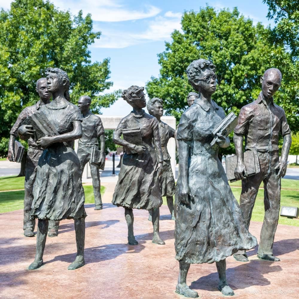 Little Rock Nine Monument — Little Rock, Arkansas, United States, North America