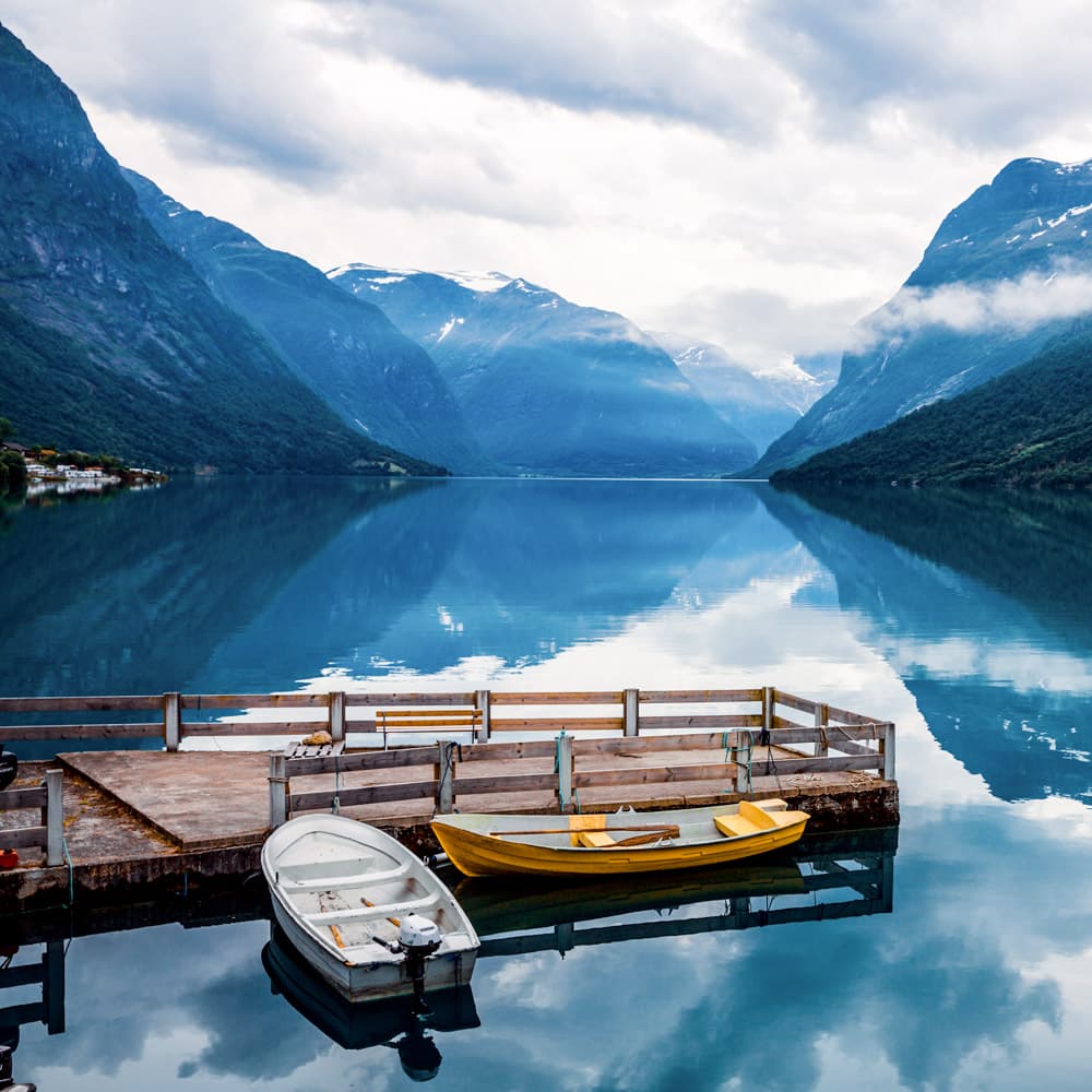 Lovatnet Lake — Norway, Scandinavia