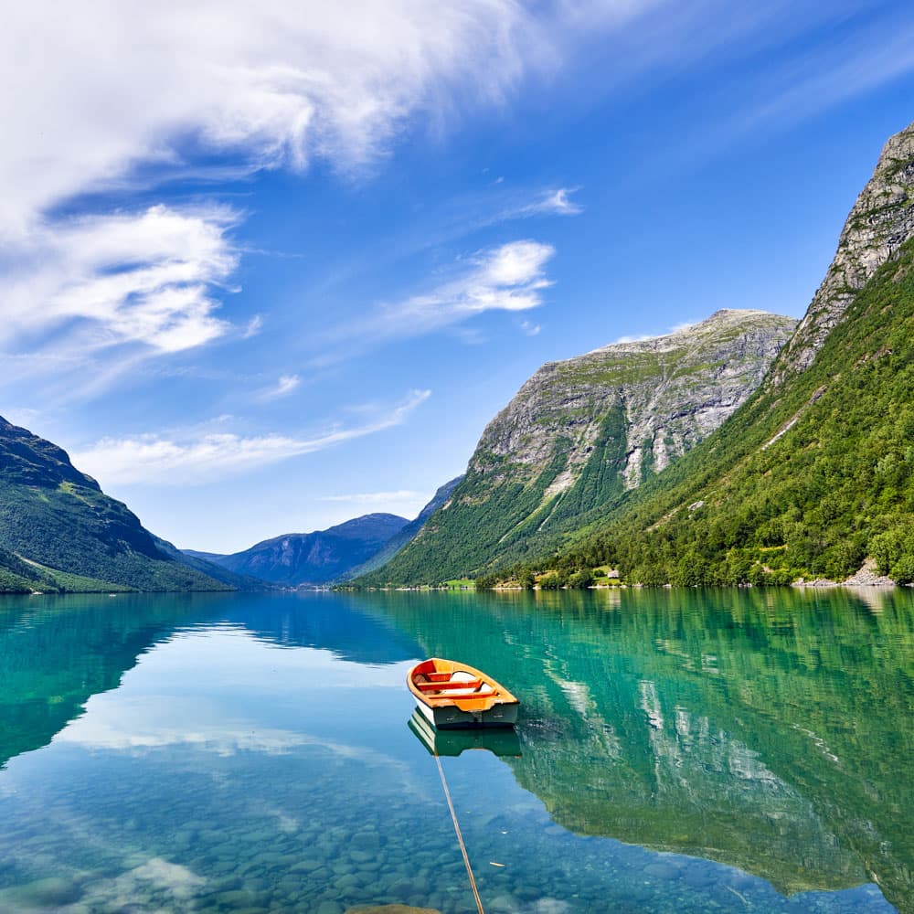 Lovatnet Lake — 