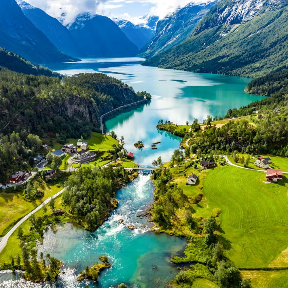 Lovatnet Lake — 