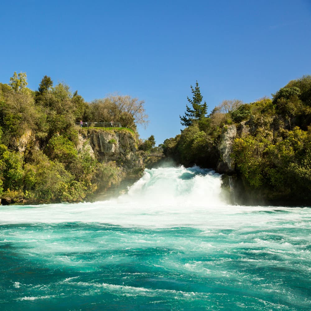 Huka Falls — North Island, New Zealand, Oceania