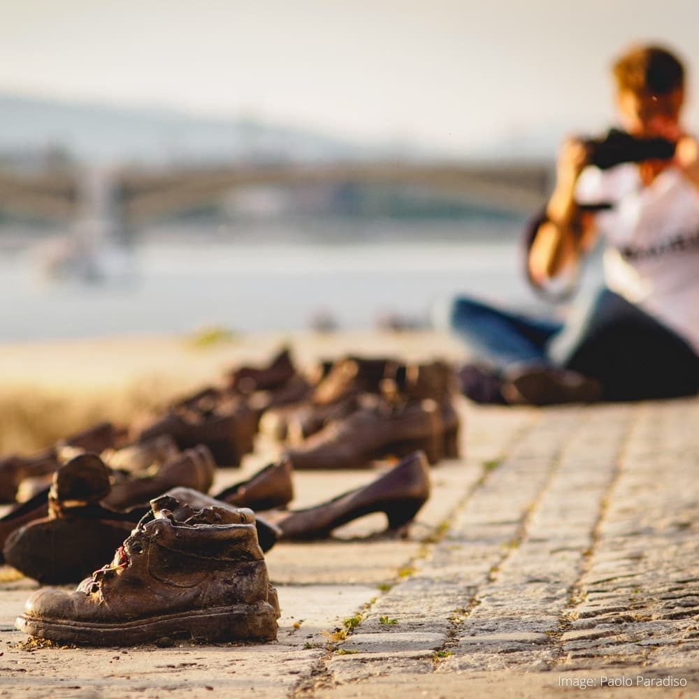 Shoes on the Danube Bank — 