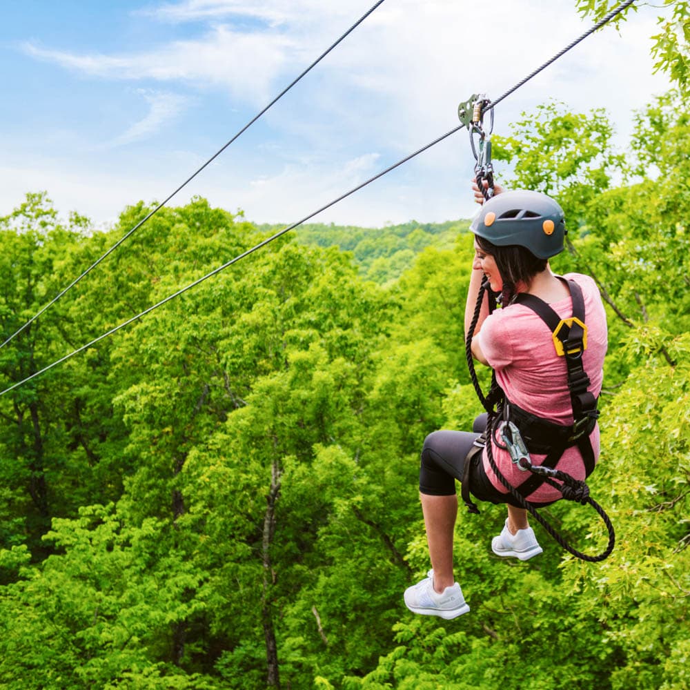 Branson Zipline at Wolfe Mountain — Missouri, United States, North America