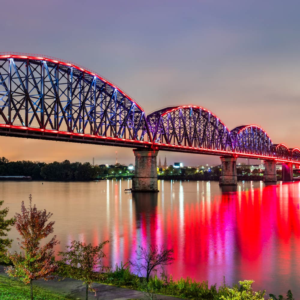 The Big Four Bridge — Louisville, Kentucky, United States, North America