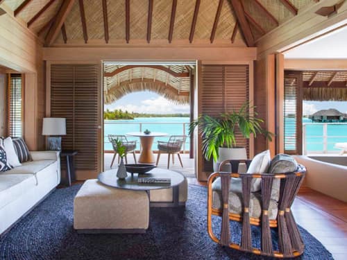 One-Bedroom Premier Mountain-View Overwater Bungalow Suite