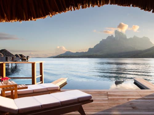 One-Bedroom Mountain-View Overwater Bungalow Suite with Plunge Pool