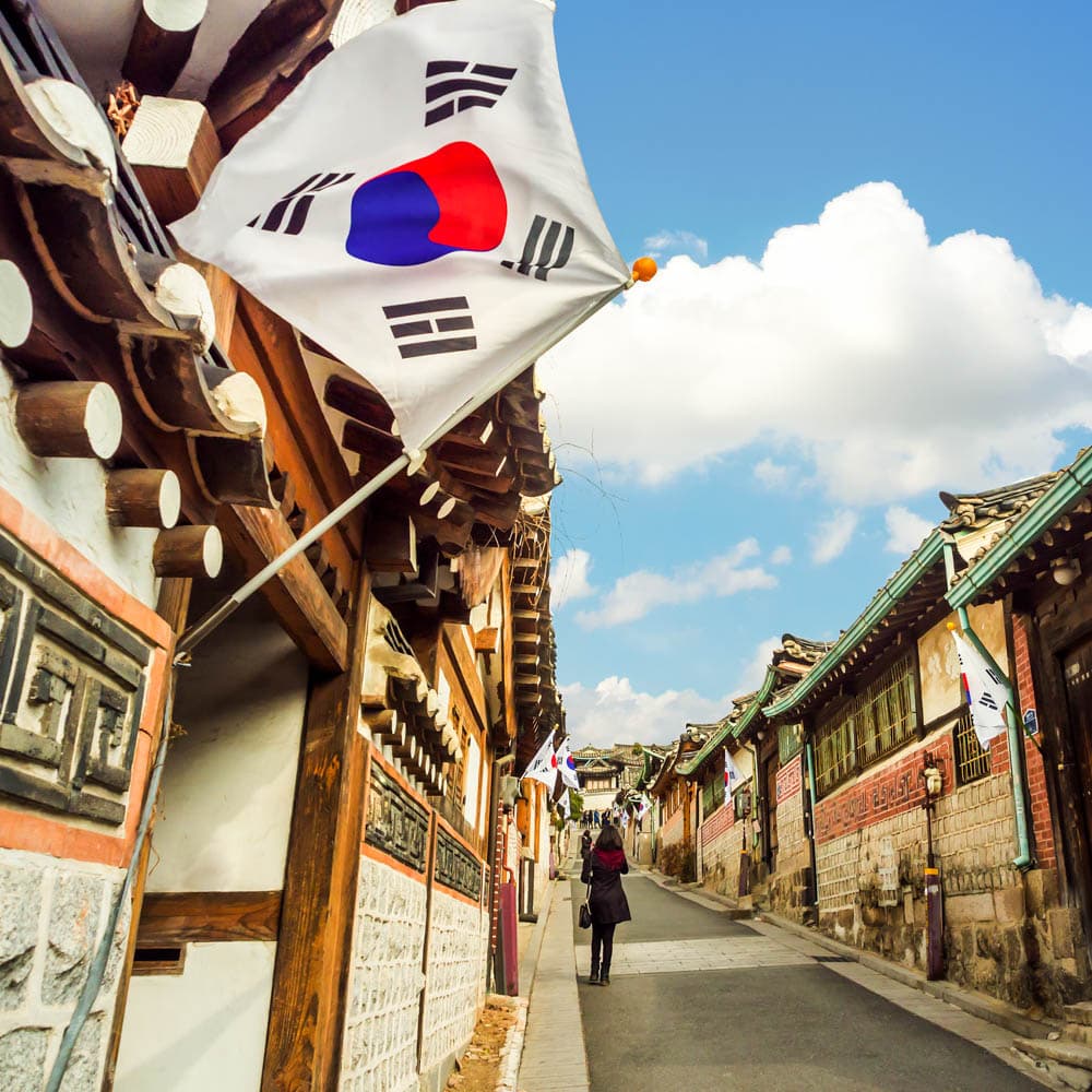 Bukchon Hanok Village — Seoul, South Korea, Asia