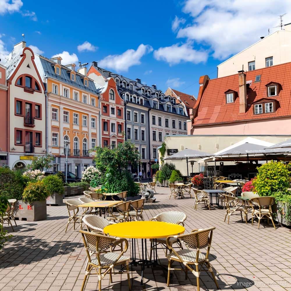 Town Hall Square — Riga, Latvia, Eastern Europe