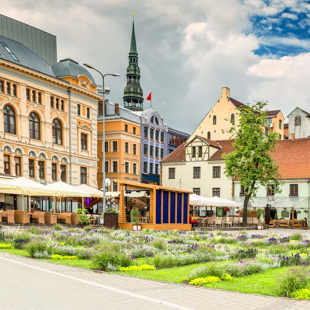 Livu Square — Riga, Latvia, Eastern Europe