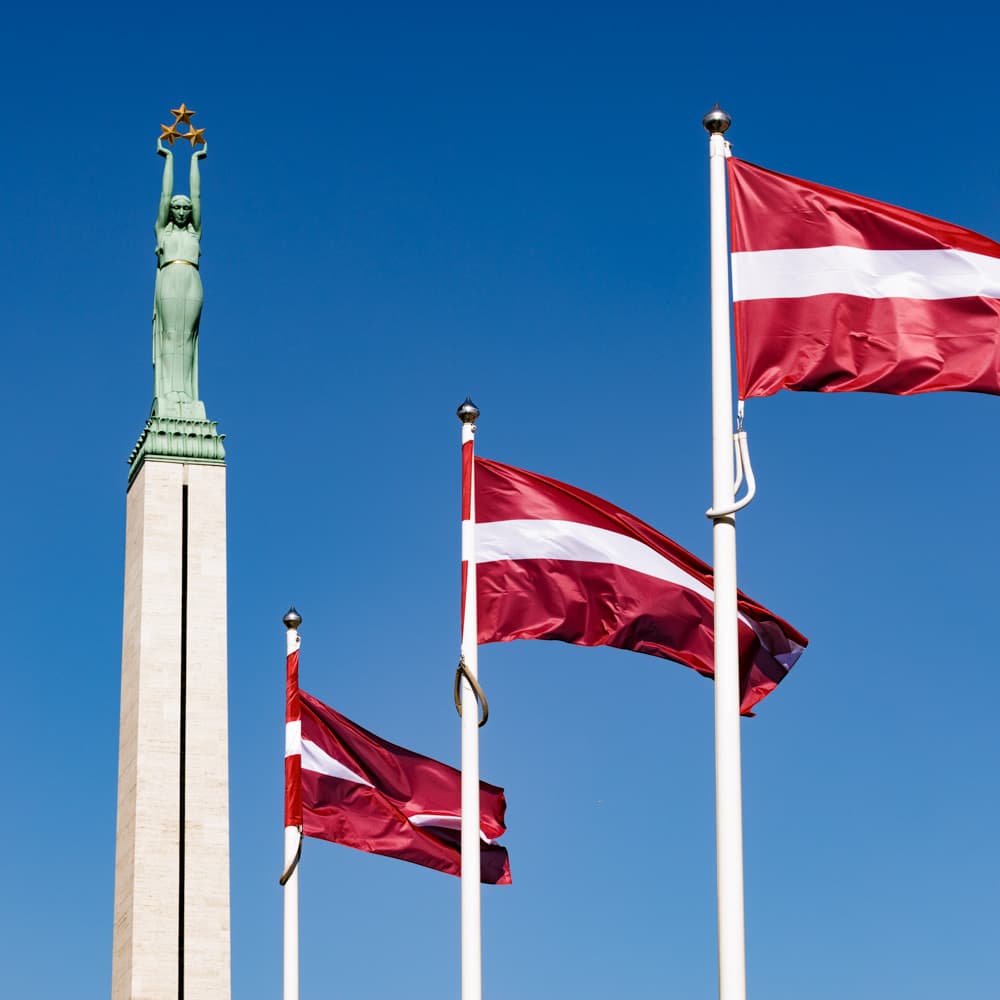 Freedom Monument — Riga, Latvia, Eastern Europe
