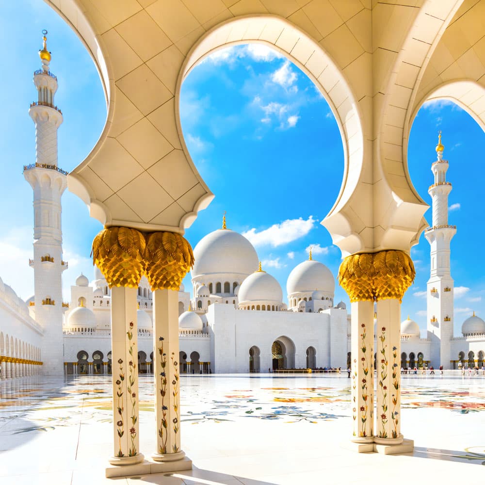 Sheikh Zayed Grand Mosque — Abu Dhabi, United Arab Emirates, Middle East