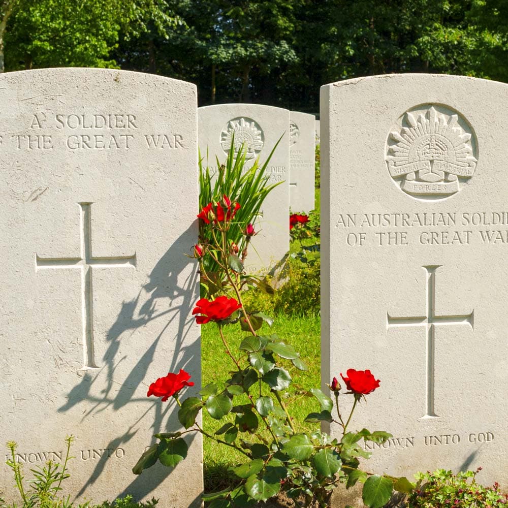 Buttes New British Cemetery — Flanders, Belgium, Western Europe