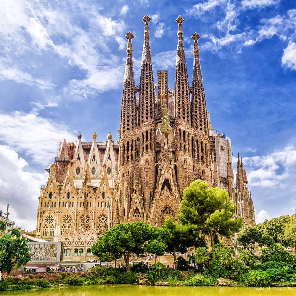 La Sagrada Familia — Barcelona, Catalonia, Spain, Western Europe