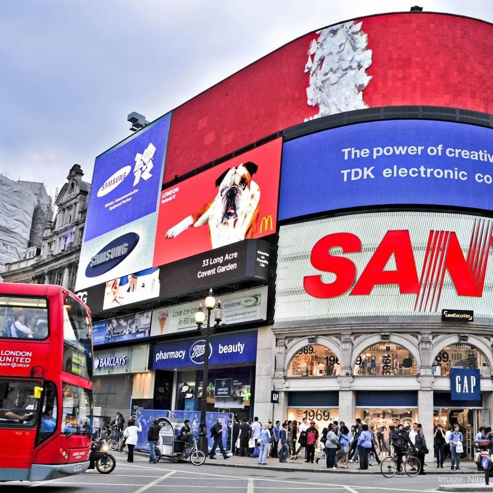 Piccadilly Circus — London, England, United Kingdom