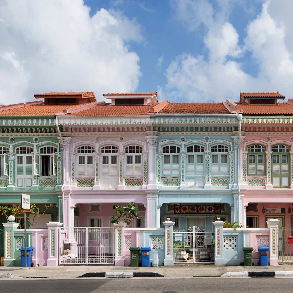 Peranakan Shophouses, Katong — Singapore, Asia