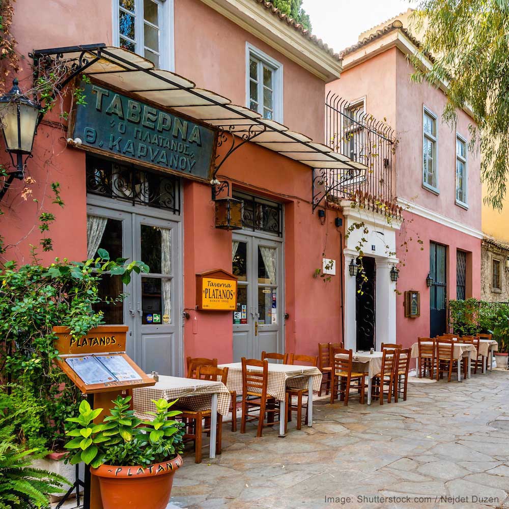 Platanos, Plaka — Athens, Greece, Western Europe