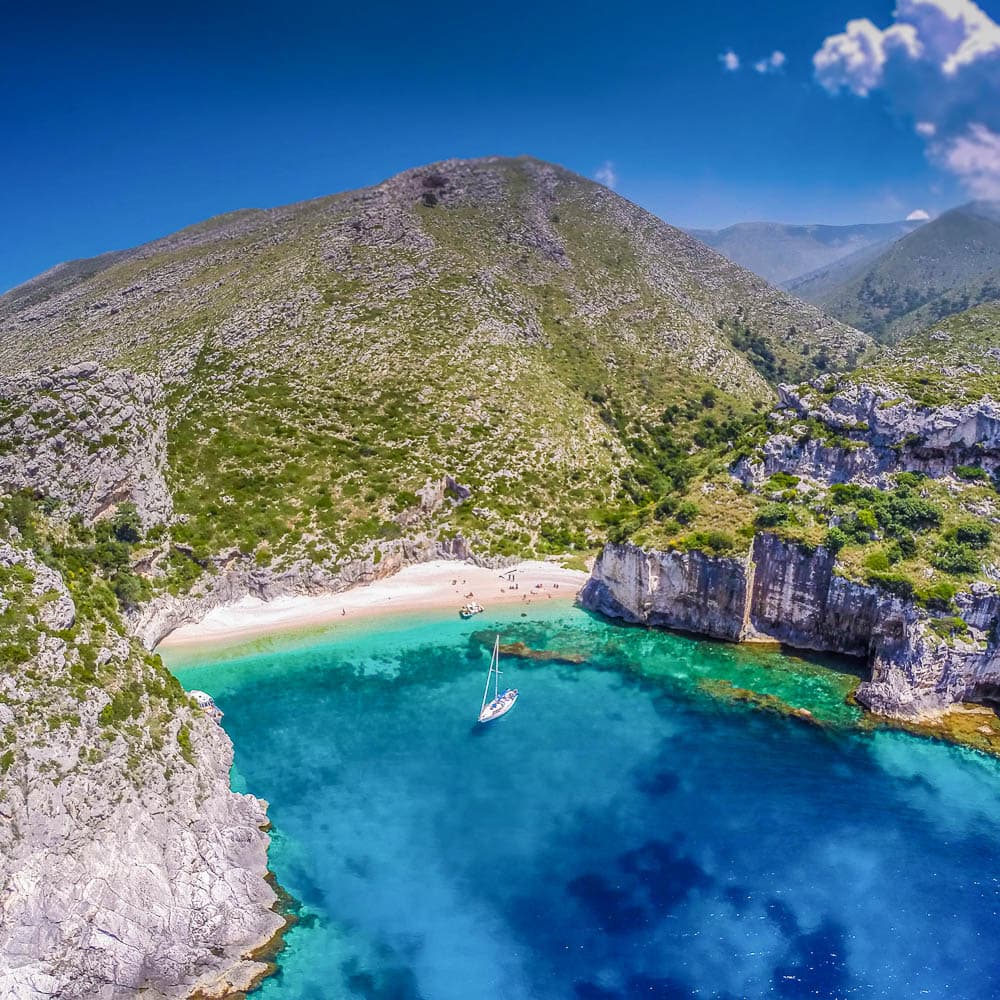 Grama Bay — Albania, Eastern Europe