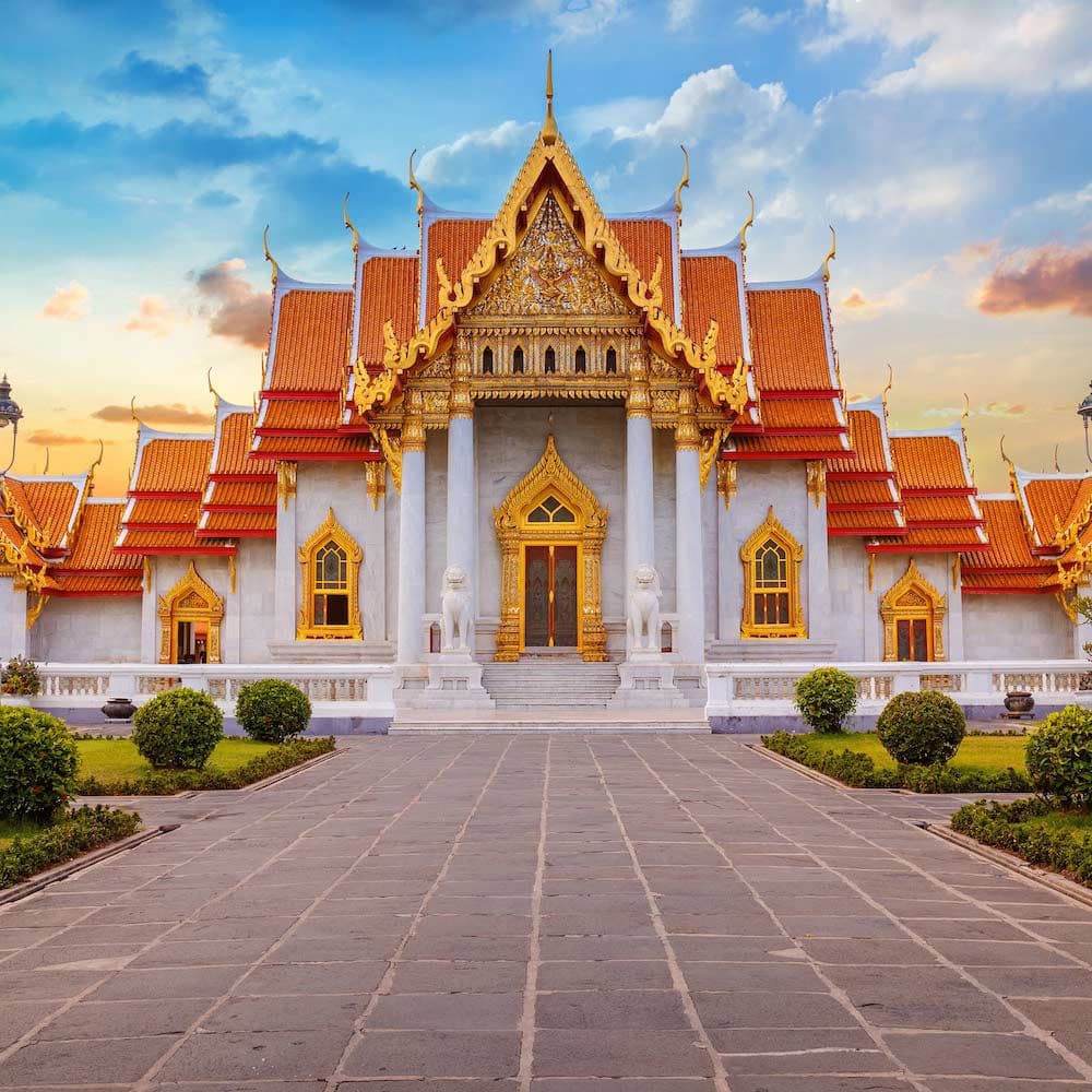 Wat Benchamabophit — Bangkok, Thailand, Asia