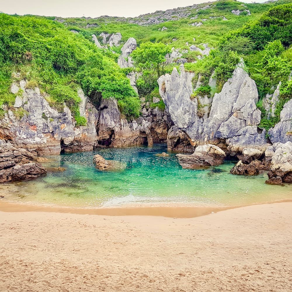 Playa de Gulpiyuri — Spain, Western Europe