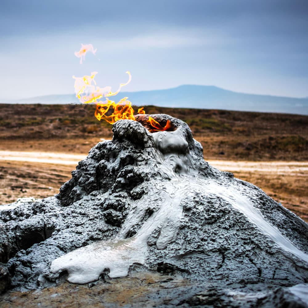Gobustan Mud Volcanoes — Azerbaijan, Eastern Europe