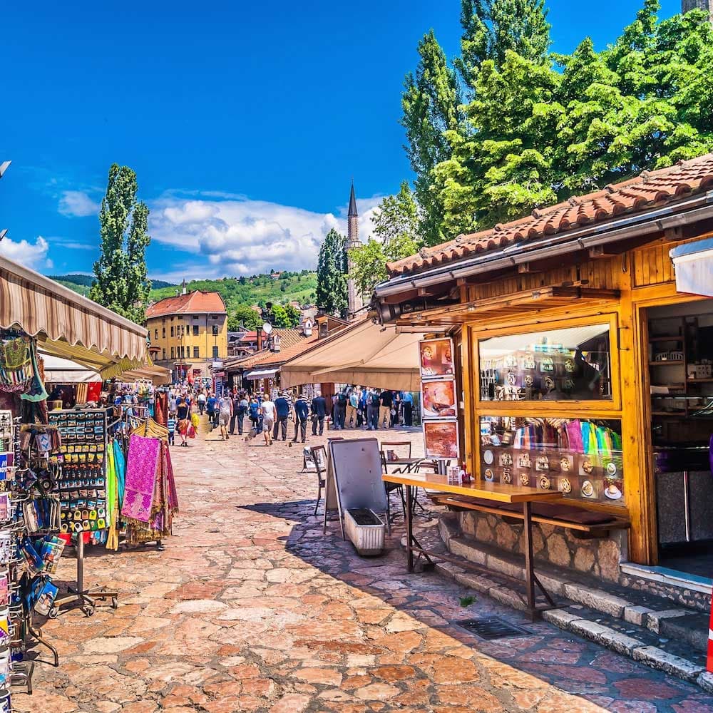 Baščaršija, Sarajevo — Bosnia and Herzegovina, Eastern Europe