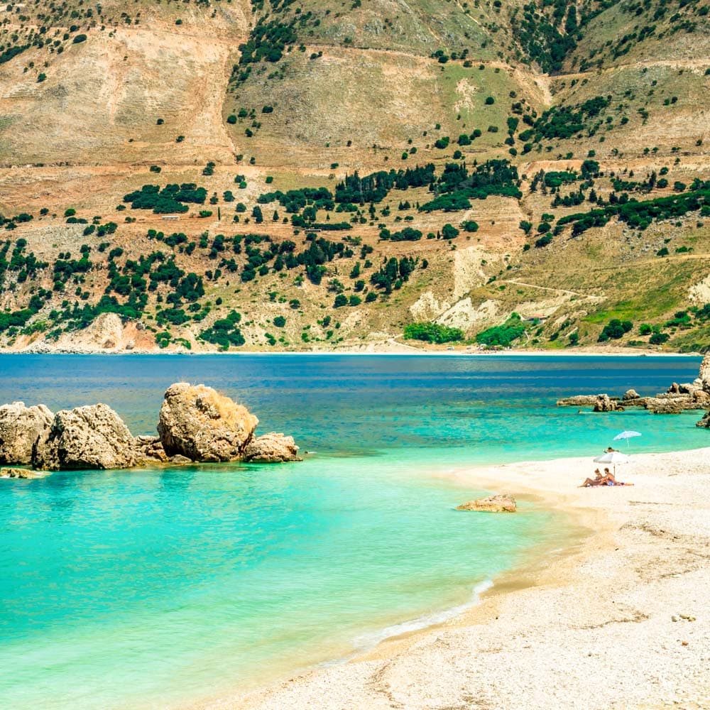 Vouti Beach — Kefalonia, Greece, Western Europe