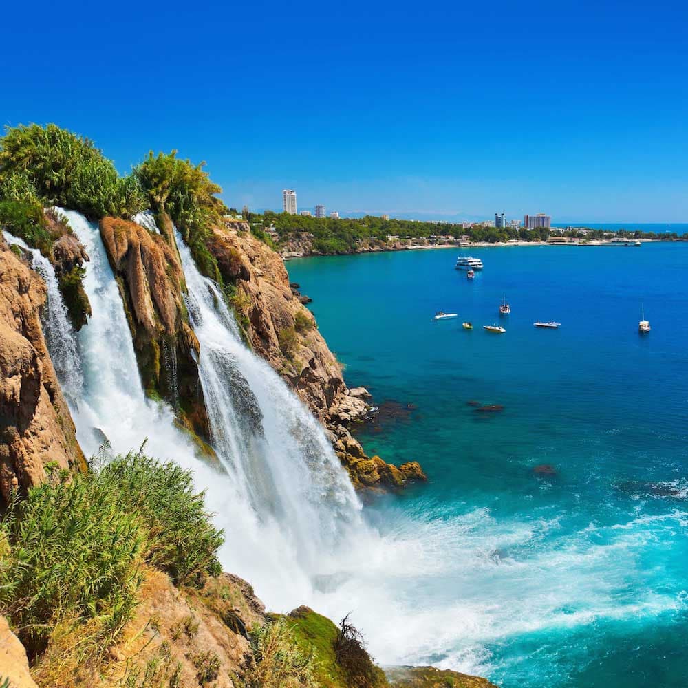 Duden Waterfalls, Antalya — Turkey, Middle East