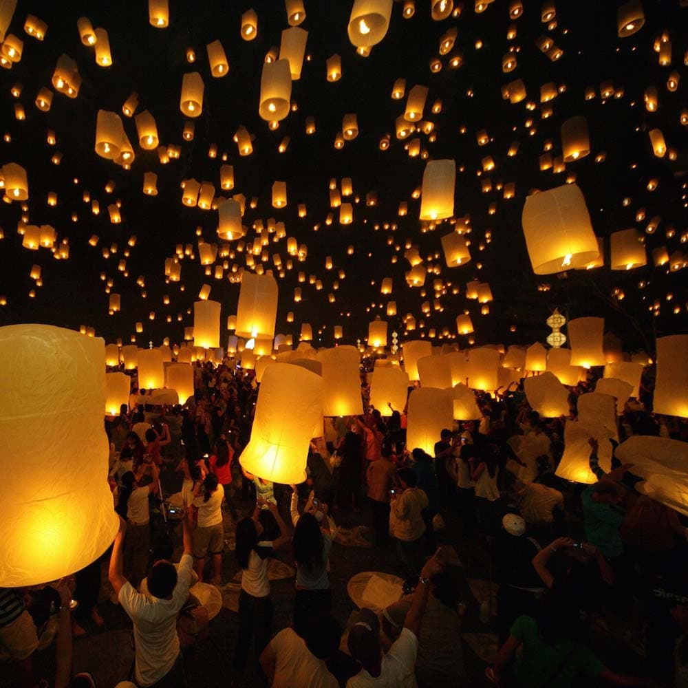 Yi Peng Lantern Festival — Thailand, Asia