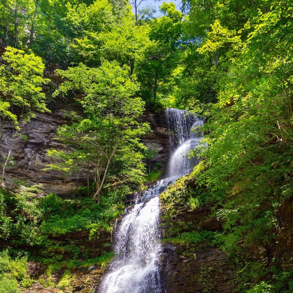 Cathedral Falls — West Virginia, United States, North America