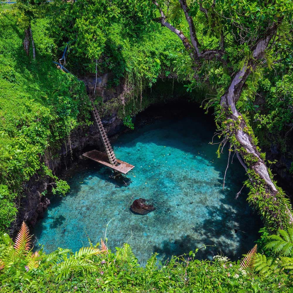 Tu-Sua Ocean Trench — Samoa, Oceania