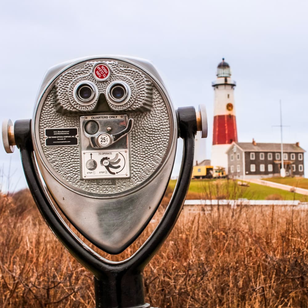 Montauk Point Lighthouse — Long Island, New York, United States, North America