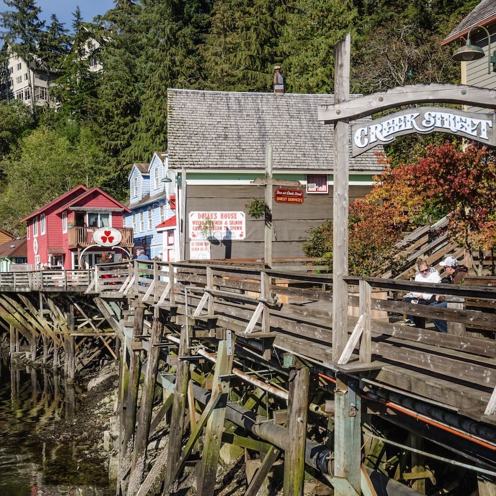 Creek Street, Ketchikan — Alaska, United States, North America