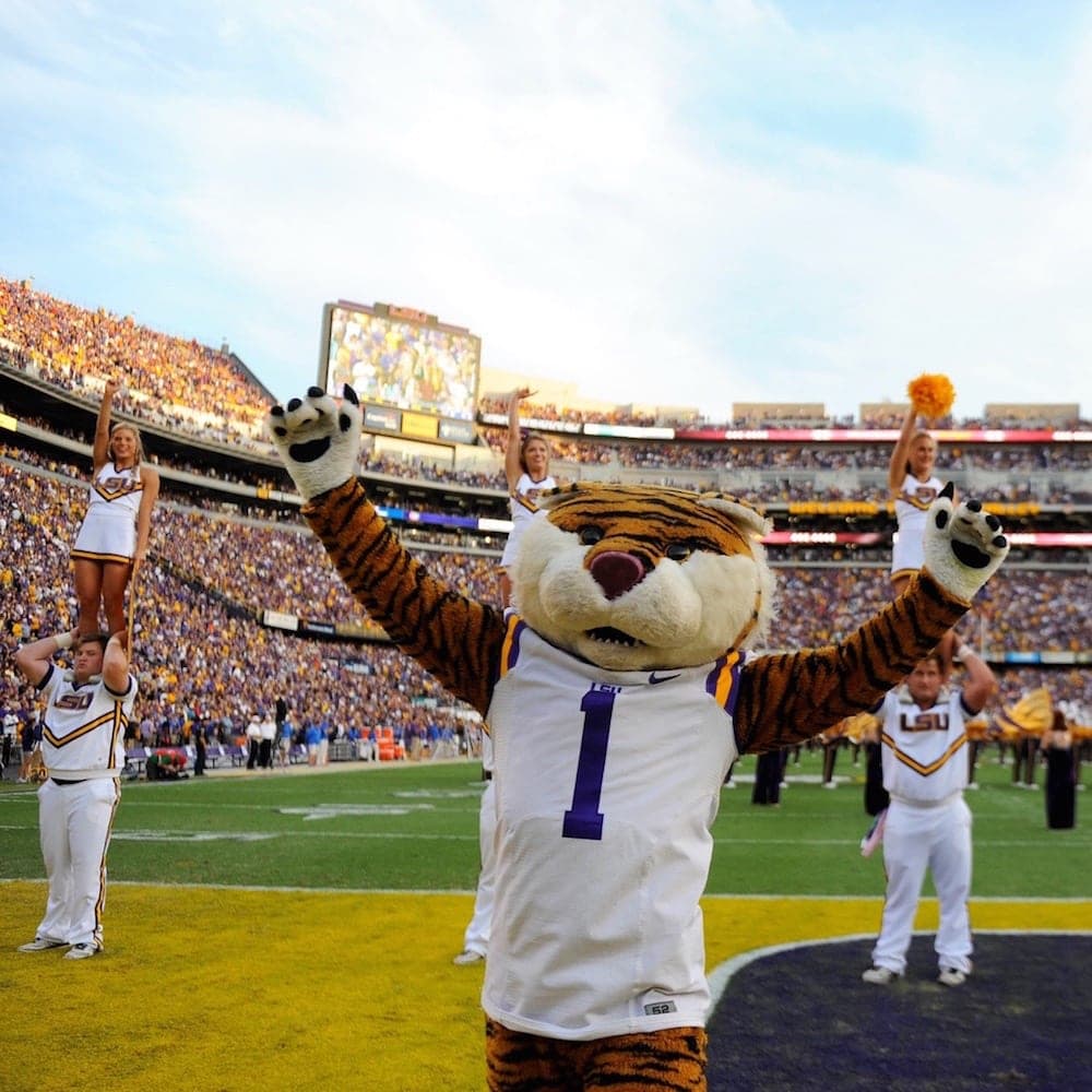 Louisiana State University's Tiger Stadium — Louisiana, United States, North America