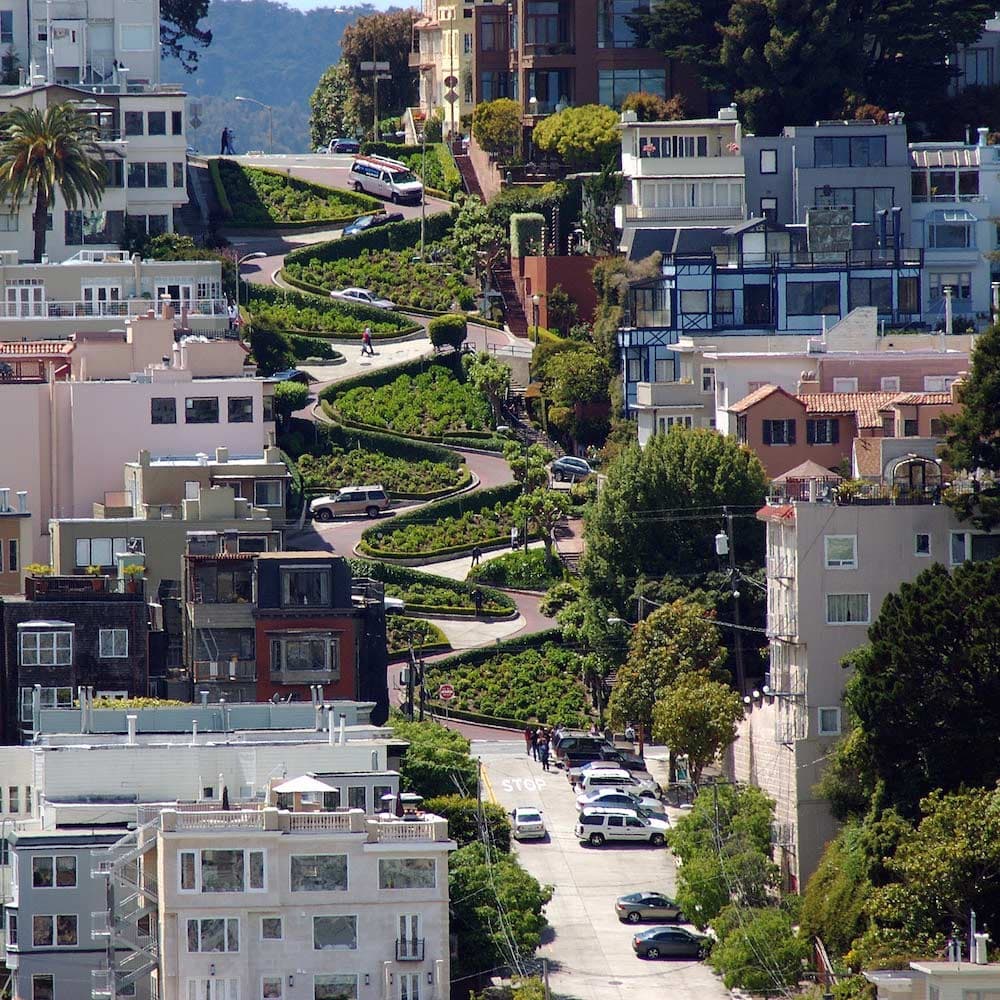Lombard Street — San Francisco, California, United States, North America