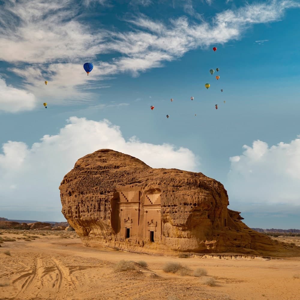 Winter at Tantora Festival — Saudi Arabia, Middle East