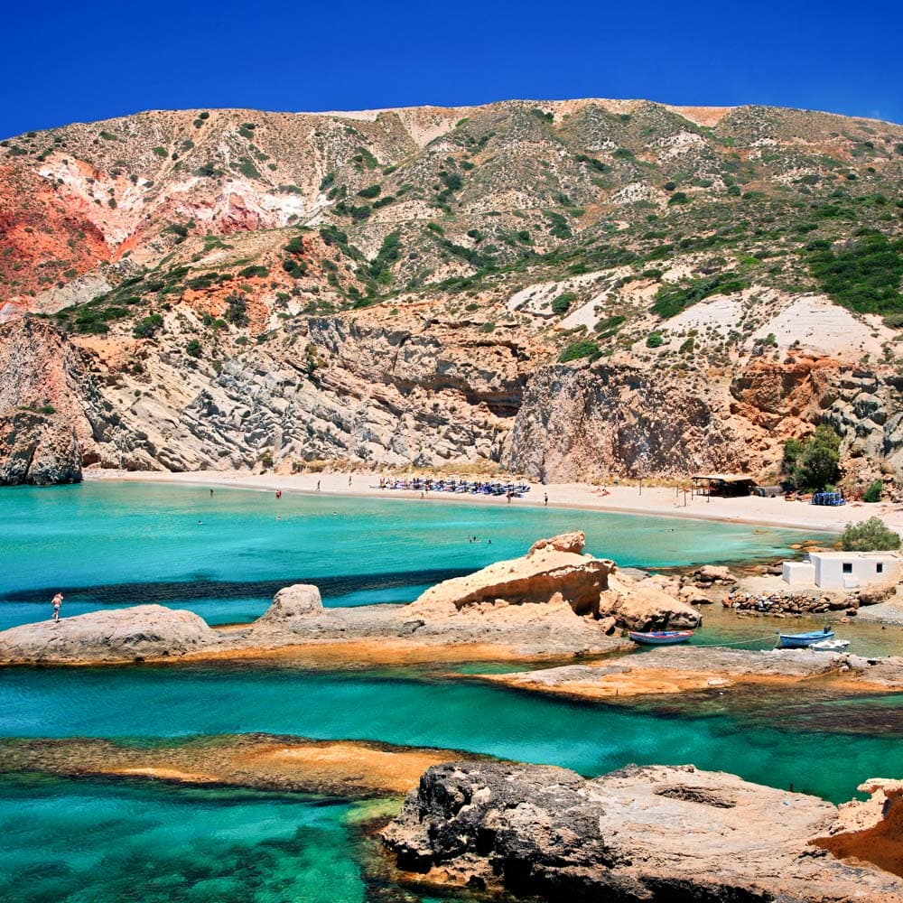 Fyriplaka Beach — Milos, Greece, Western Europe
