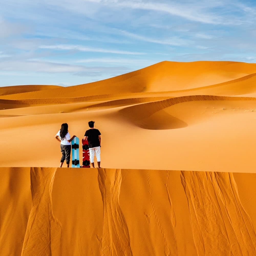 Red Sand Dunes — Saudi Arabia, Middle East
