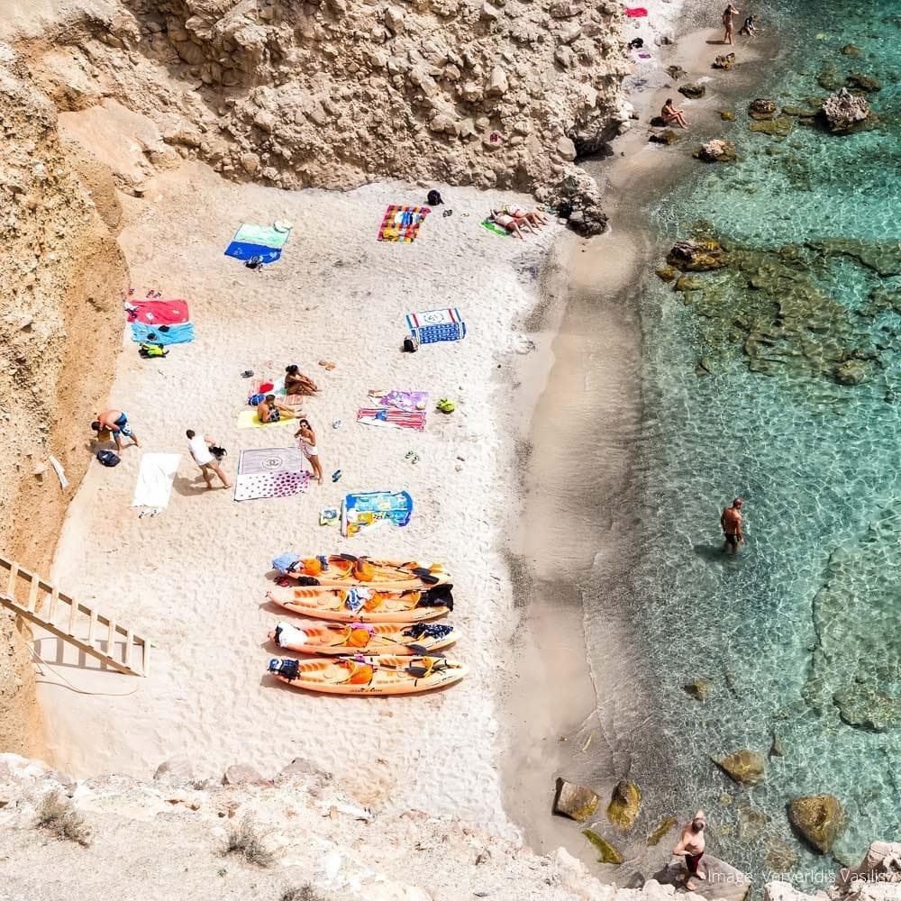 Tsigrado Beach — Milos, Greece, Western Europe