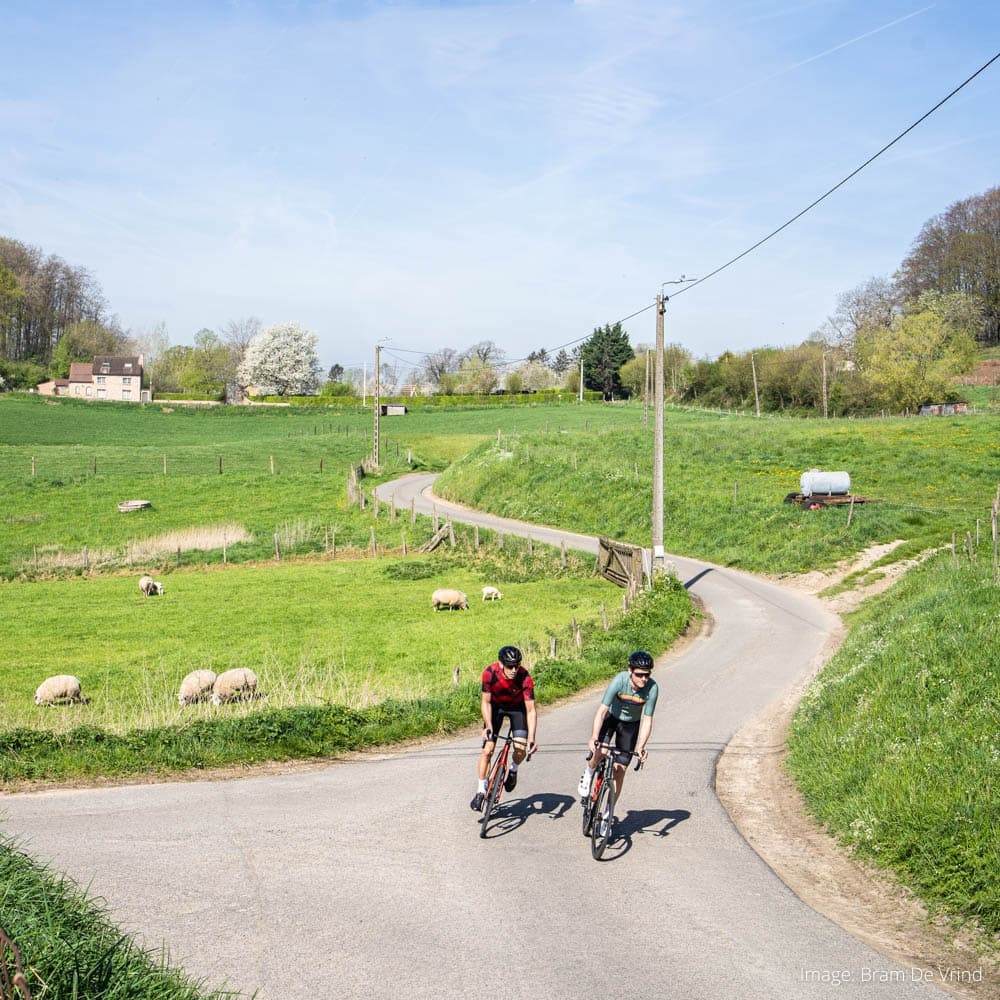 Cycling Through the Landscape of Flanders — Belgium, Western Europe