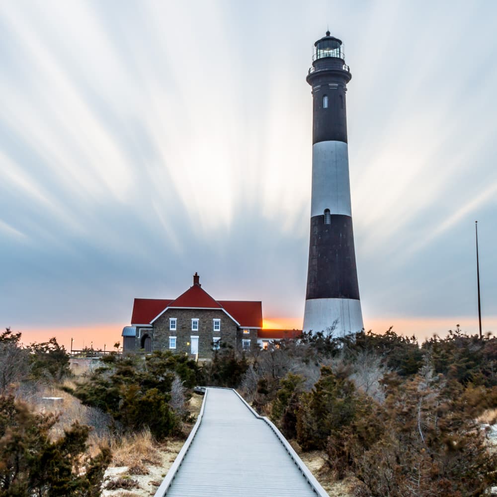 Fire Island Lighthouse — Long Island, New York, United States, North America