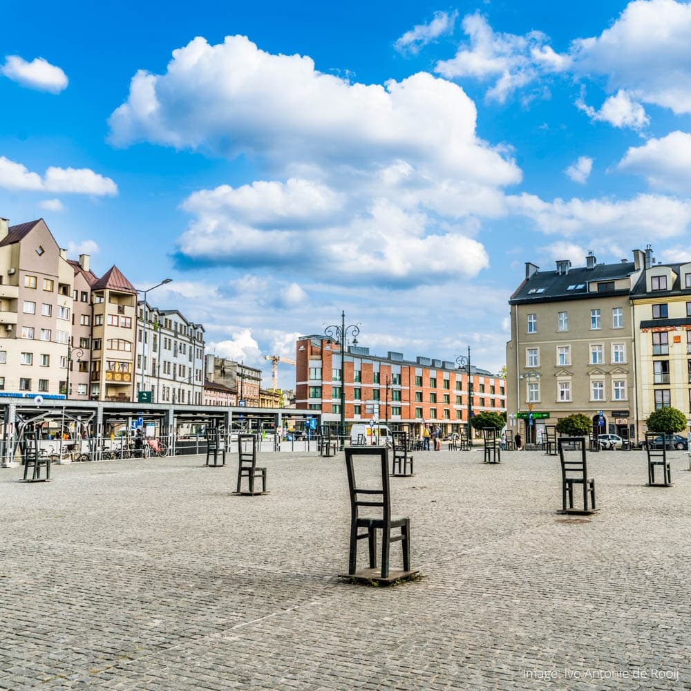Ghetto Heroes Square — Krakow, Poland, Eastern Europe