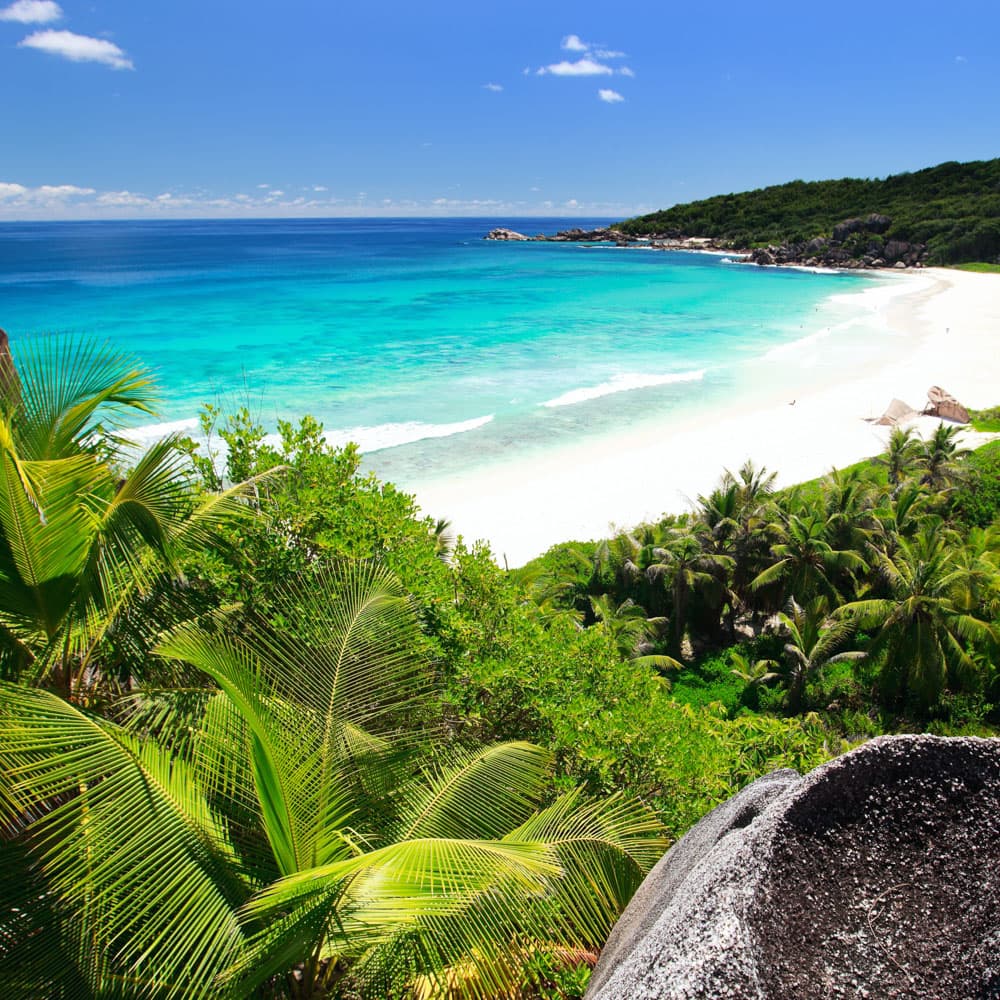 Grand Anse Beach — La Digue, Seychelles, Africa