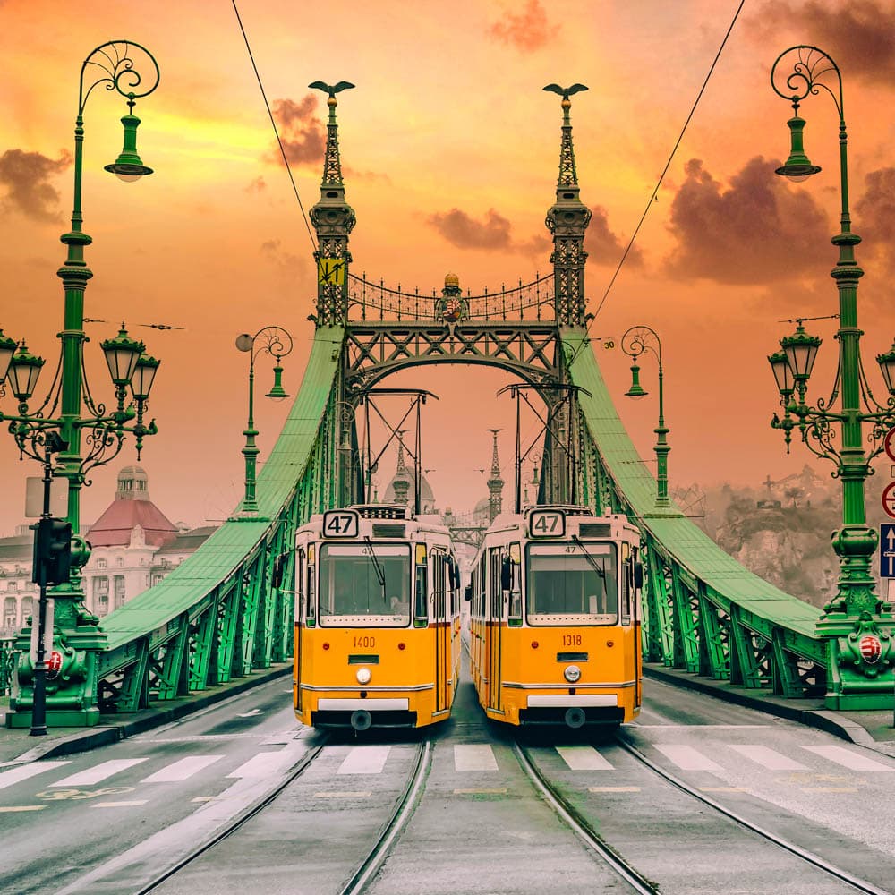 Liberty Bridge — Budapest, Hungary, Eastern Europe