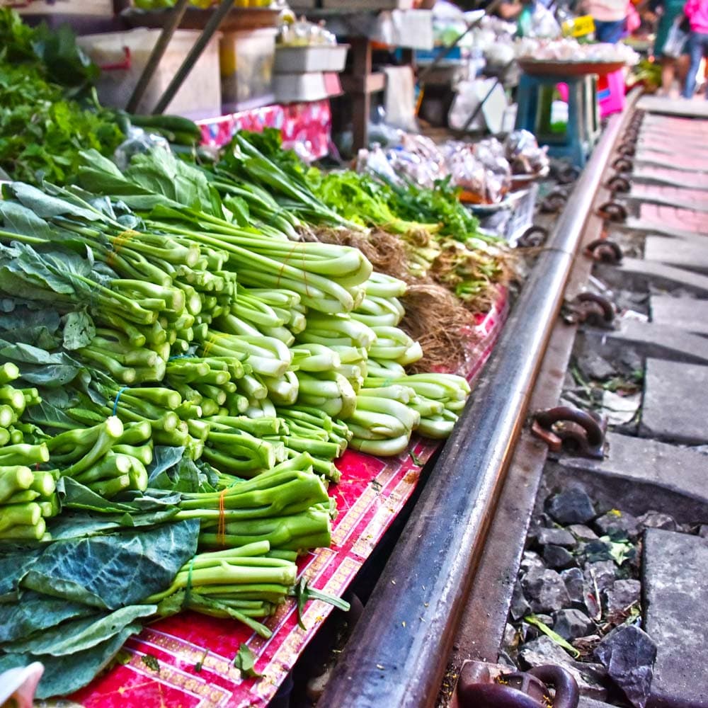 Maeklong Railway Market — Bangkok, Thailand, Asia