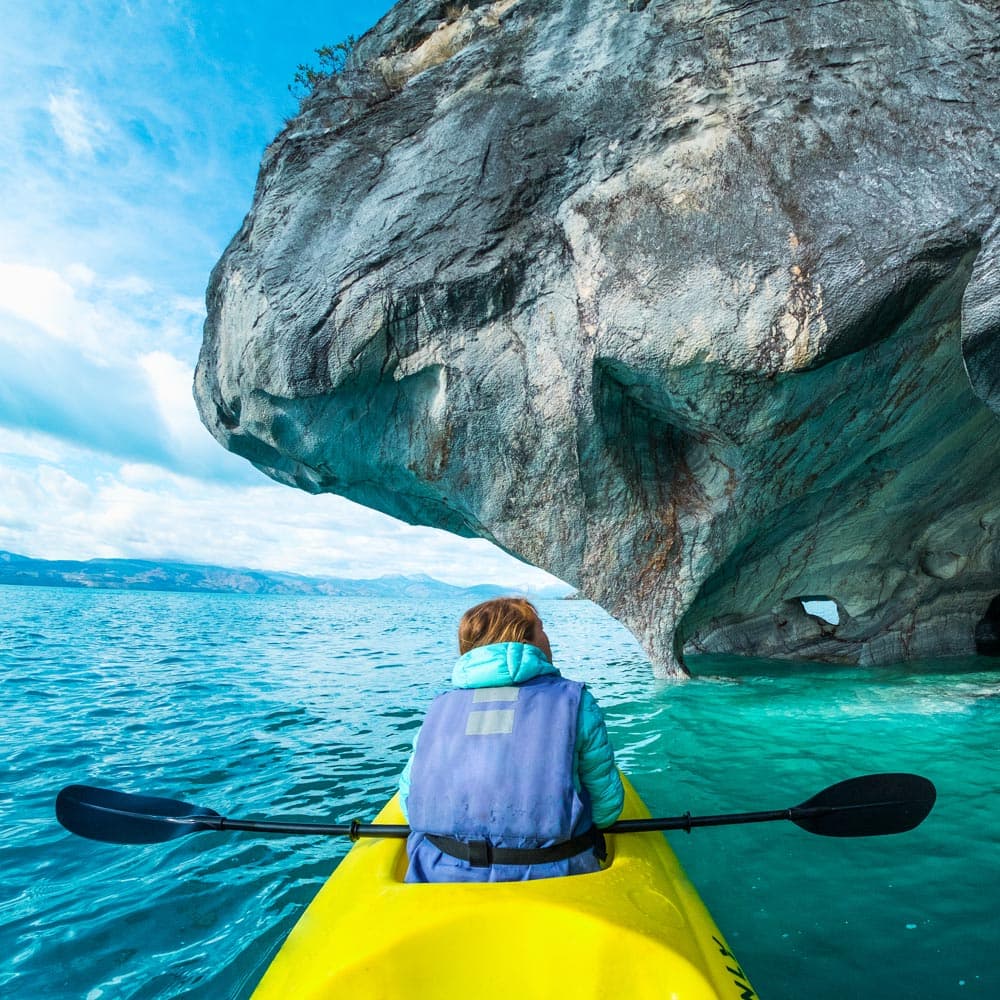 Marble Caves, Patagonia — Chile, South America